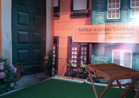 Impressão digital em stand.